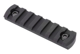 Black 7 slot Picatinny rail section for M-LOK handguards